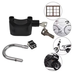 Siren Alarm Lock – Waterproof Anti-Theft Padlock | VelvaBloom