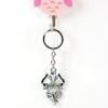 Trishul Damru Keychain – Durable Silver Metal Spiritual Accessory