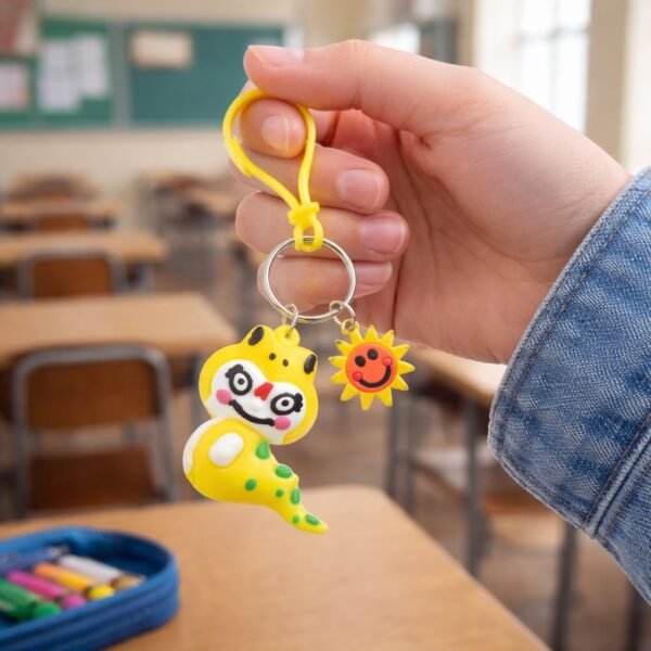 Cute Dinosaur Keychain – Playful Accessory for Bags & Keys