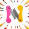 Mini Paper Cutter Knife – Multicolour 12-Pack | CutNova