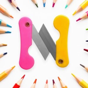 Mini Paper Cutter Knife – Multicolour 12-Pack | CutNova