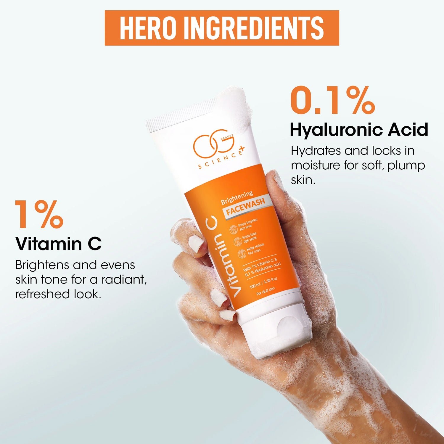 Vitamin C Facewash – Brightening & Hydrating Cleanser 100ML