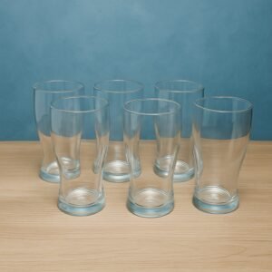 Unbreakable Pitcher Glass Set – Vista 350 ML, 6-Piece Durable Drinkware