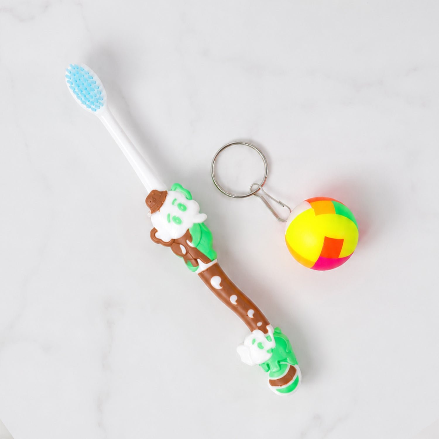 Kids Toothbrush – Fun Oral Care Set with Toy and Ball