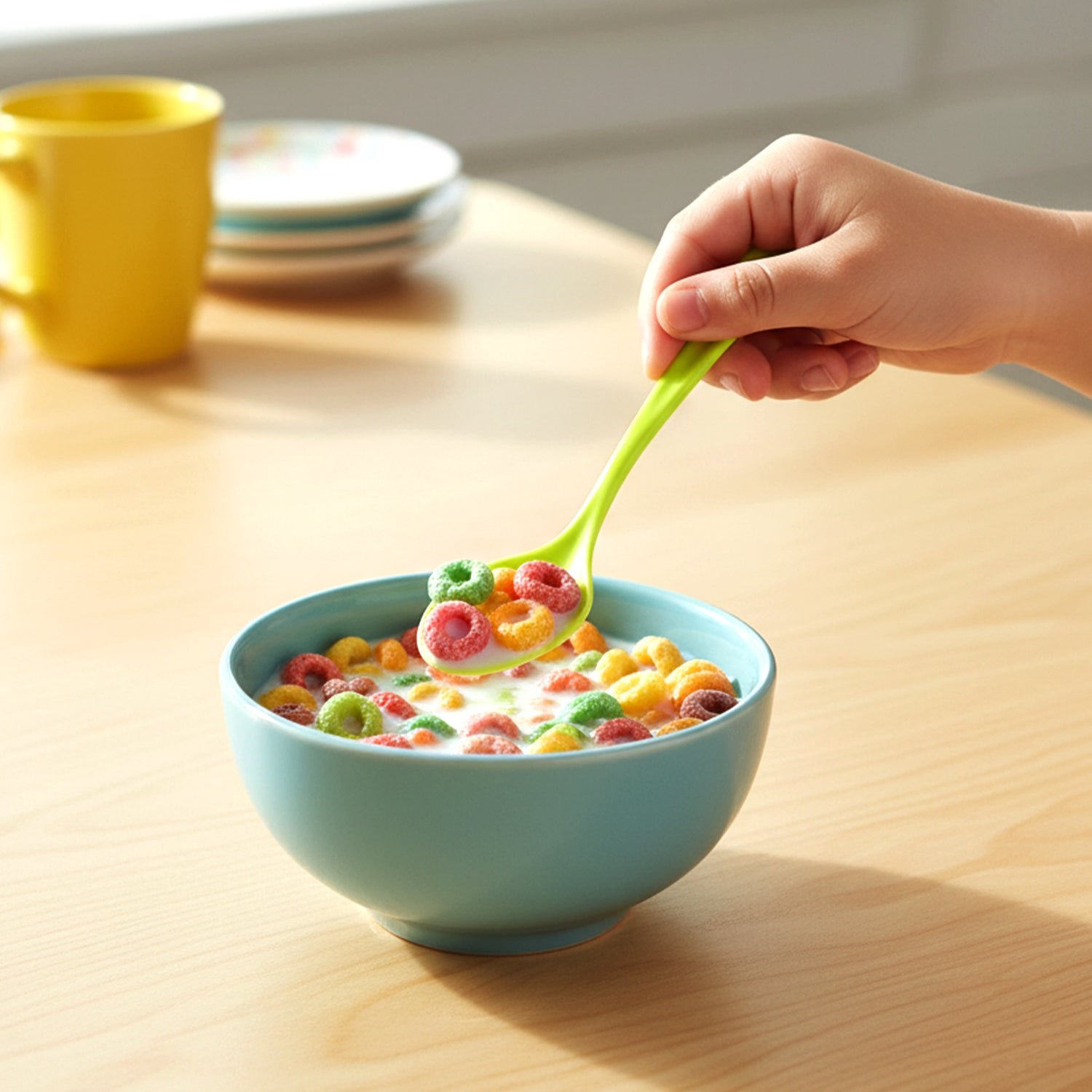Plastic Spoons Set – Reusable Serving Cutlery | Tummy Tide