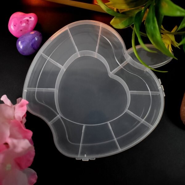 Apple Shape Jewellery Box – Transparent Plastic Organizer | LilyGleam