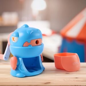Kids Pencil Sharpener – Teddy Shaped with Removable Tray | Writezo