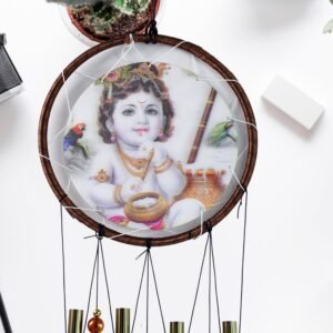 Krishna Dream Catcher Wind Chime – Spiritual Melody Decor