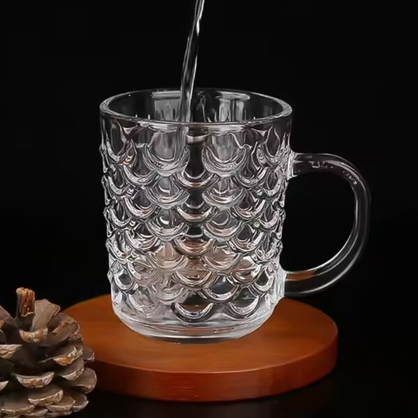 Glass Coffee Mugs – 225ml Heat-Resistant Set of 6 | Indo Glow