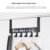 Over Door Hook Rack – 6 Heavy-Duty Carbon Steel | Indo Glow
