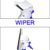 Glass Cleaner Brush – 3-in-1 Spray Type Tool | Velvet Wipe