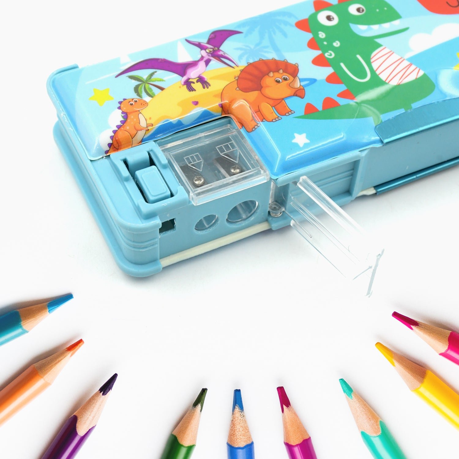 Kids Pencil Case – Dual Compartment Stationery Box | Deskrova