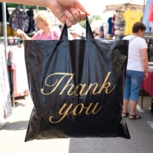 Thank You Printed Carry Bag – Durable & Reusable 25×34 Cm