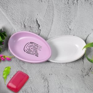 Soap Dish with Drain – Double-Layer Self-Draining | VelvetBubbles