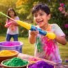 Kids Long Range Holi Water Shooter – Lightweight Plastic Pichkari Toy