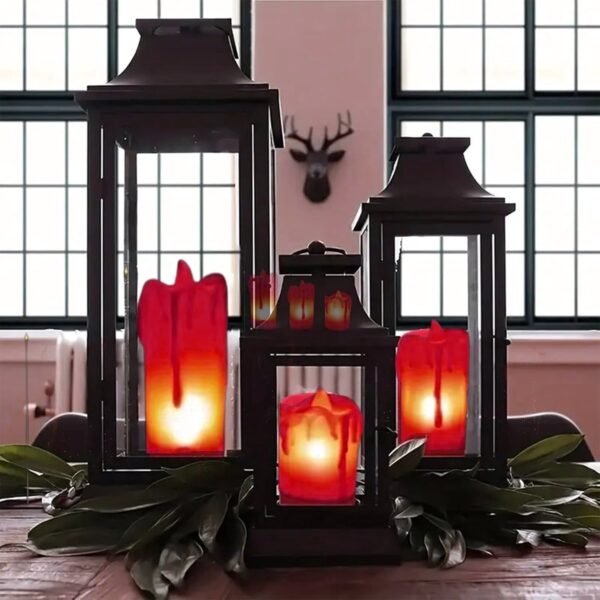 Flameless LED Candles – Realistic Melted Design Decor | Indo Glow