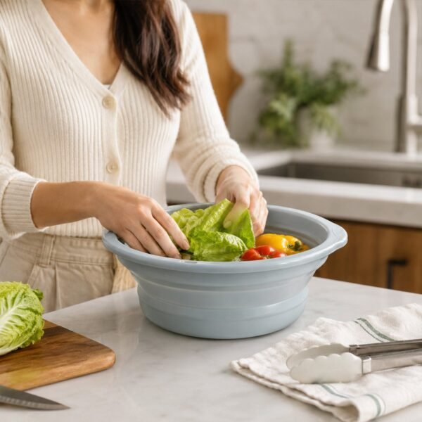 Foldable Utility Basket – Spacious, Lightweight & Collapsible for Home & Travel