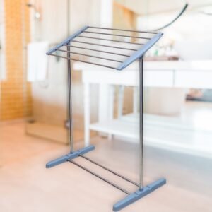Portable Clothes Drying Rack – Foldable, Steel & Plastic | PHOBIA