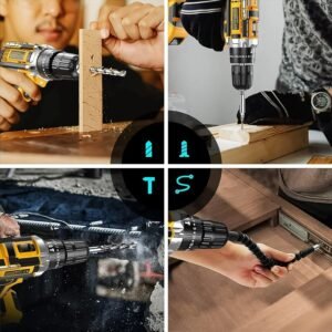 Cordless Drill Set – 21V Lithium Double Battery Kit | PowerXpert