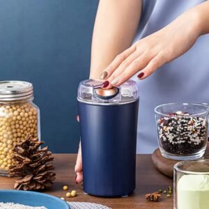 Coffee Grinder Blender – Portable 4-Blade Mini Mixer | Dabster