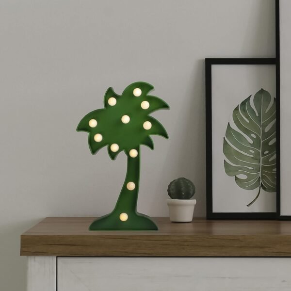 Coconut Tree LED Lamp – Romantic Table Night Light | Tidy Table
