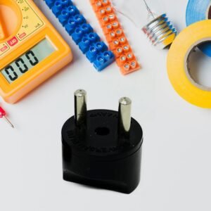 2 Pin Plug Adapter – Universal to Indian Sockets |