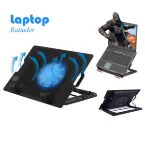 Laptop Cooling Pad – Adjustable Stand, Dual Fan | Indo Glow
