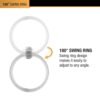 ABS Towel Ring – Unbreakable Wall Mounted Holder | BathNova