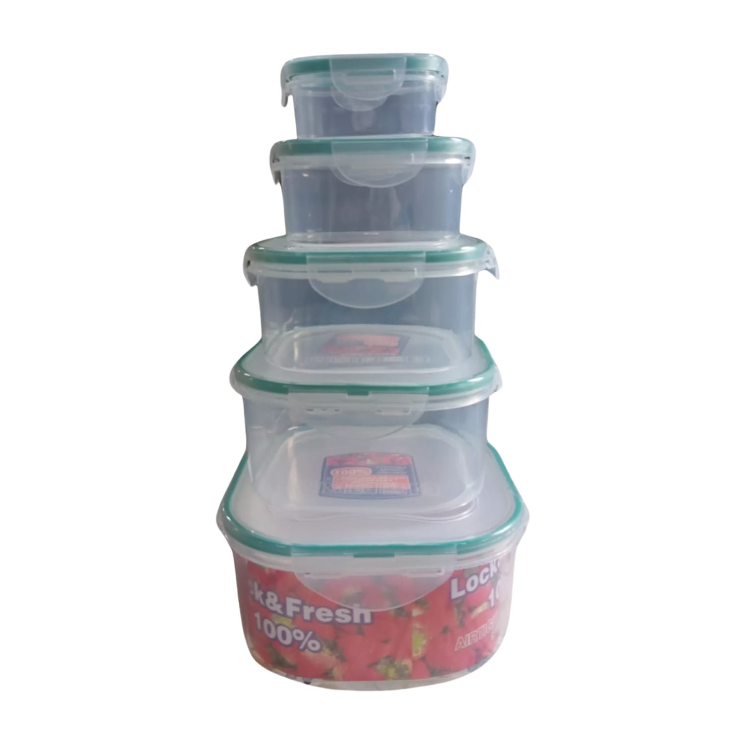 Kitchen Storage Containers – 5 Pc Airtight Set | Tidy Table