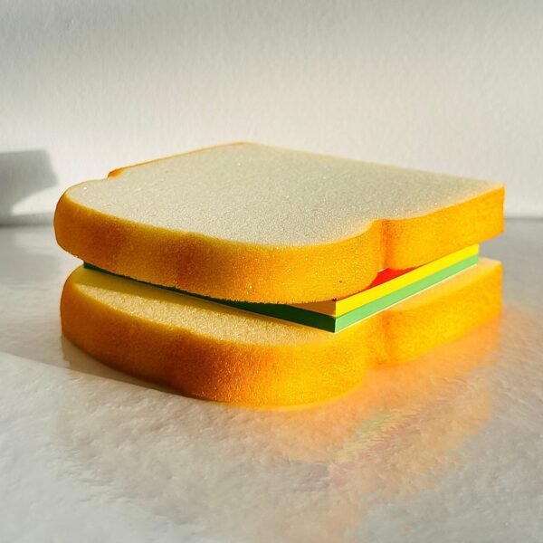 Sandwich Sticky Notes – 80 Multicolor Pages | Foloria