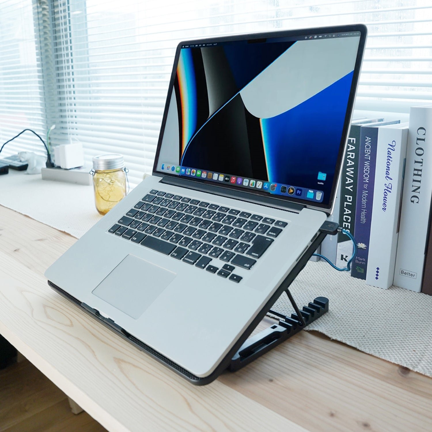 Laptop Cooling Pad – Dual Quiet LED Fans & Adjustable Stand | Indo Glow
