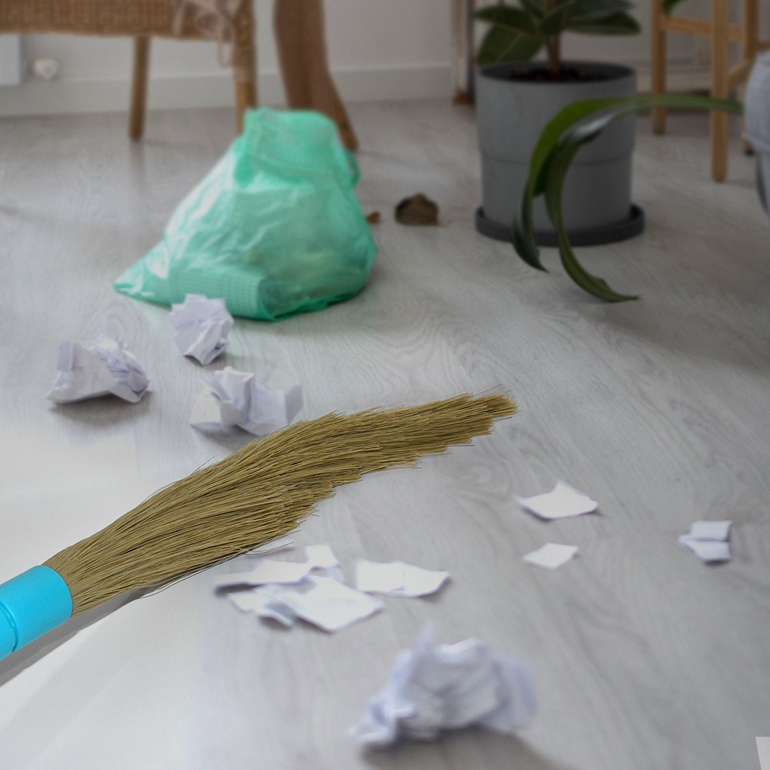 Floor Broom – Adjustable Handle for Easy Cleaning