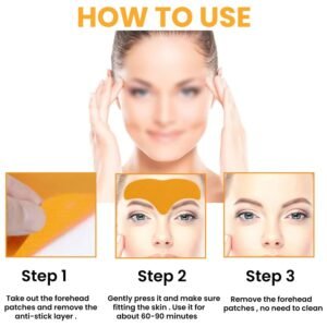 Forehead Wrinkle Patches (10 Pcs) – Anti-Aging Pads | GlowForm
