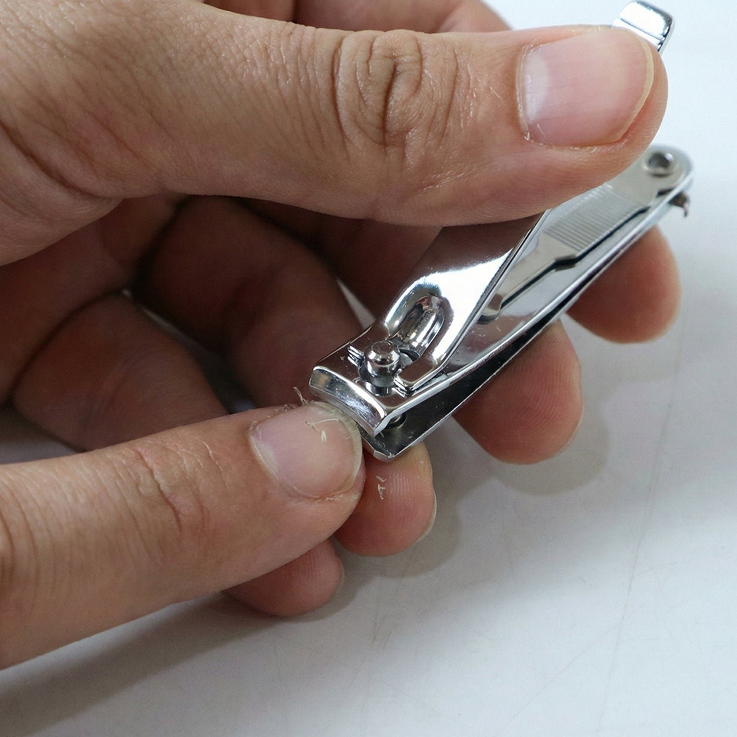 Stainless Steel Nail Clippers – Compact Set with Keychain Holder