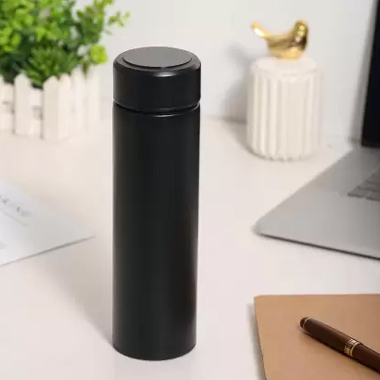 Smart Temperature Flask – Double Wall Steel Bottle | Tidy Table