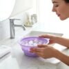 Folding Silicone Facial Ice Bath Bowl – Collapsible & Space-Saving, Face Bowl, FACIAL BOWL, ICE BOWL