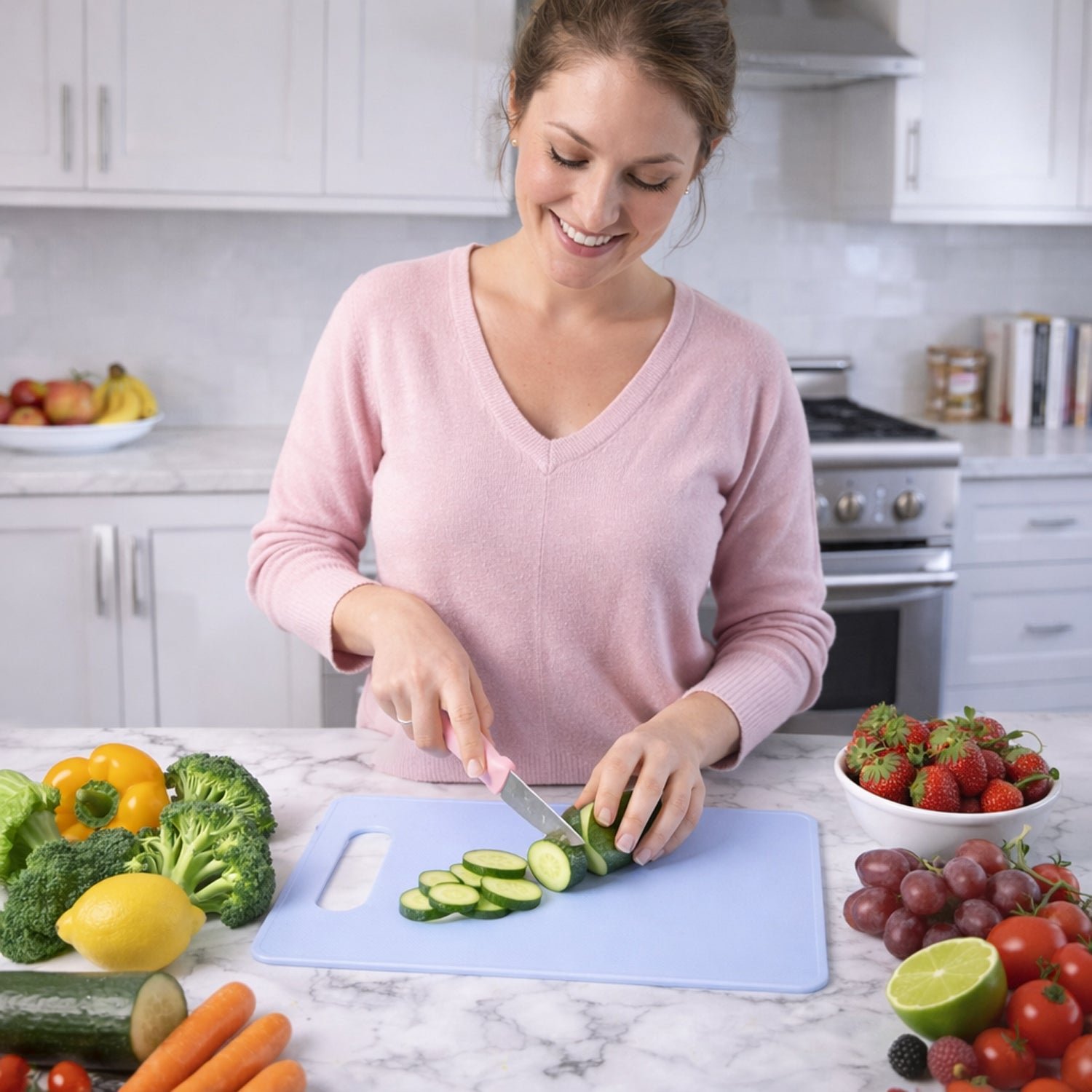 Fruit & Vegetable Cutting Board Set – 3-in-1 Kitchen Prep Kit