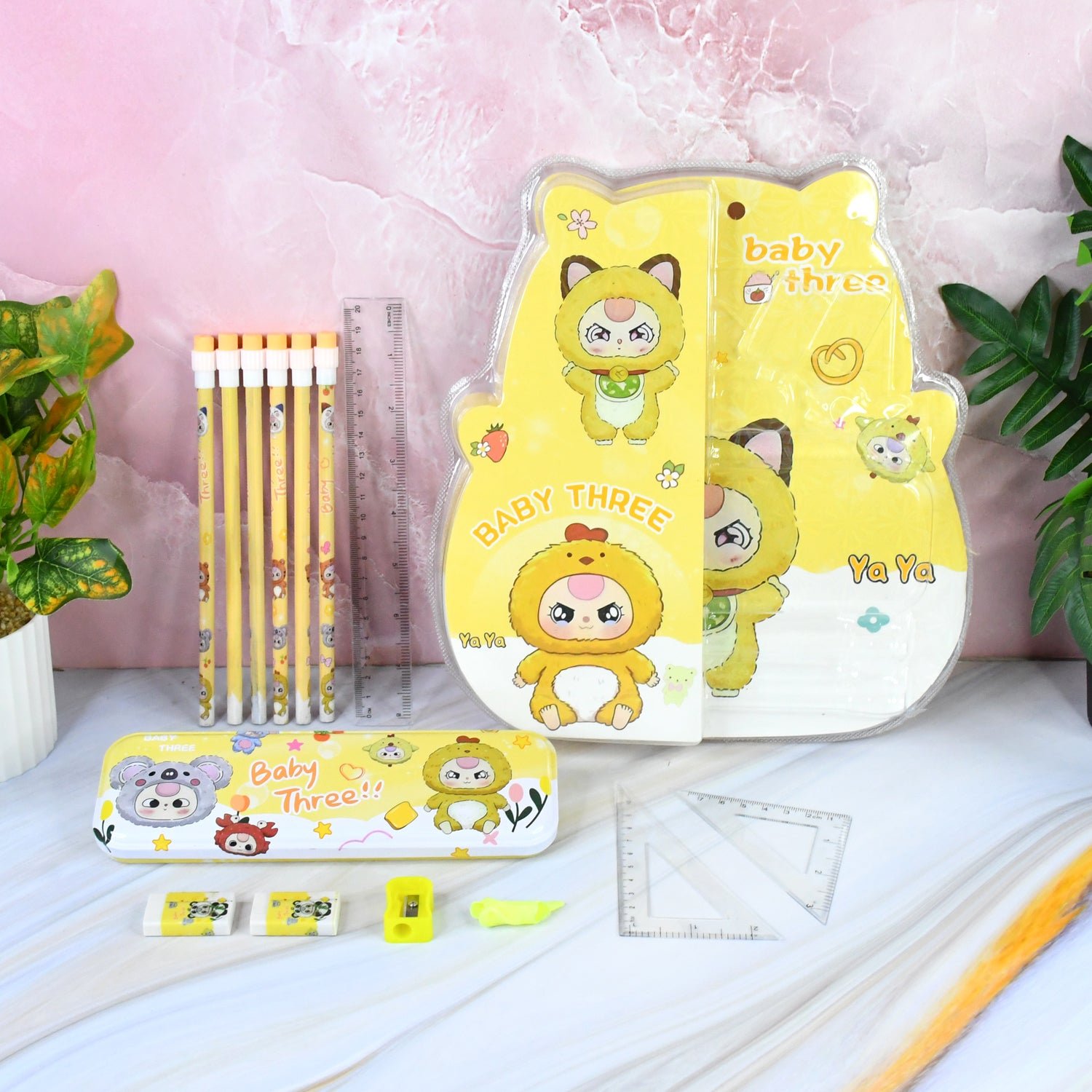 Geometry Box Set – Complete Stationery Kit with Metal Pencil Box