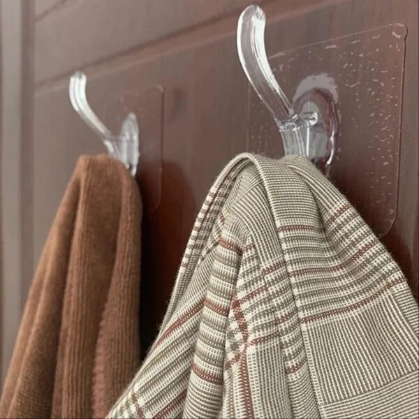 Strong Adhesive Wall Hook – No Drilling, Space Saver for Home