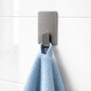 Self Adhesive Wall Hooks – Strong Hold, No Drilling, 6 Pc Set