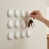 Self Adhesive Wall Hooks – Strong Hold, No Drilling (12 Pc)