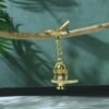 Shivling Keychain – Durable Golden Metal Devotional Accessory