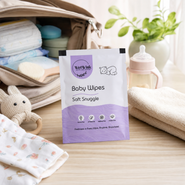 03_lifestyle_travel_bag Baby Wet Wipes – Gentle, Hypoallergenic, Alcohol-Free for Babies