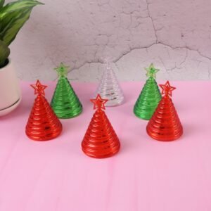 LED Christmas Tree Decorative Lights – Set of 6 Mini Battery Operated Lamps
