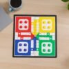 Pocket Ludo Game – Foldable Travel Board Set for Kids & Family