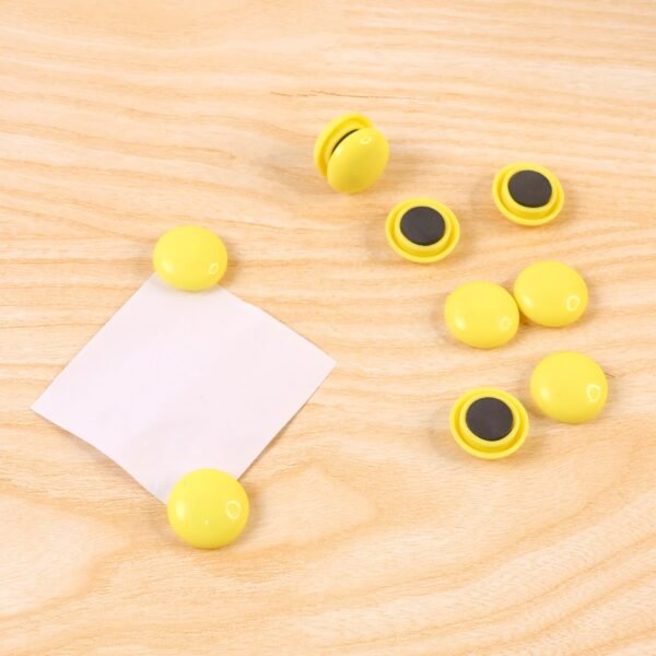 Fridge Magnets – Strong Round Push-Pin Style (10 Pc Set)