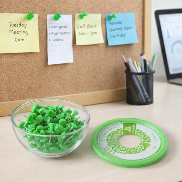 Heavy-Duty Plastic Push Pins – Reliable for Office & Home Use