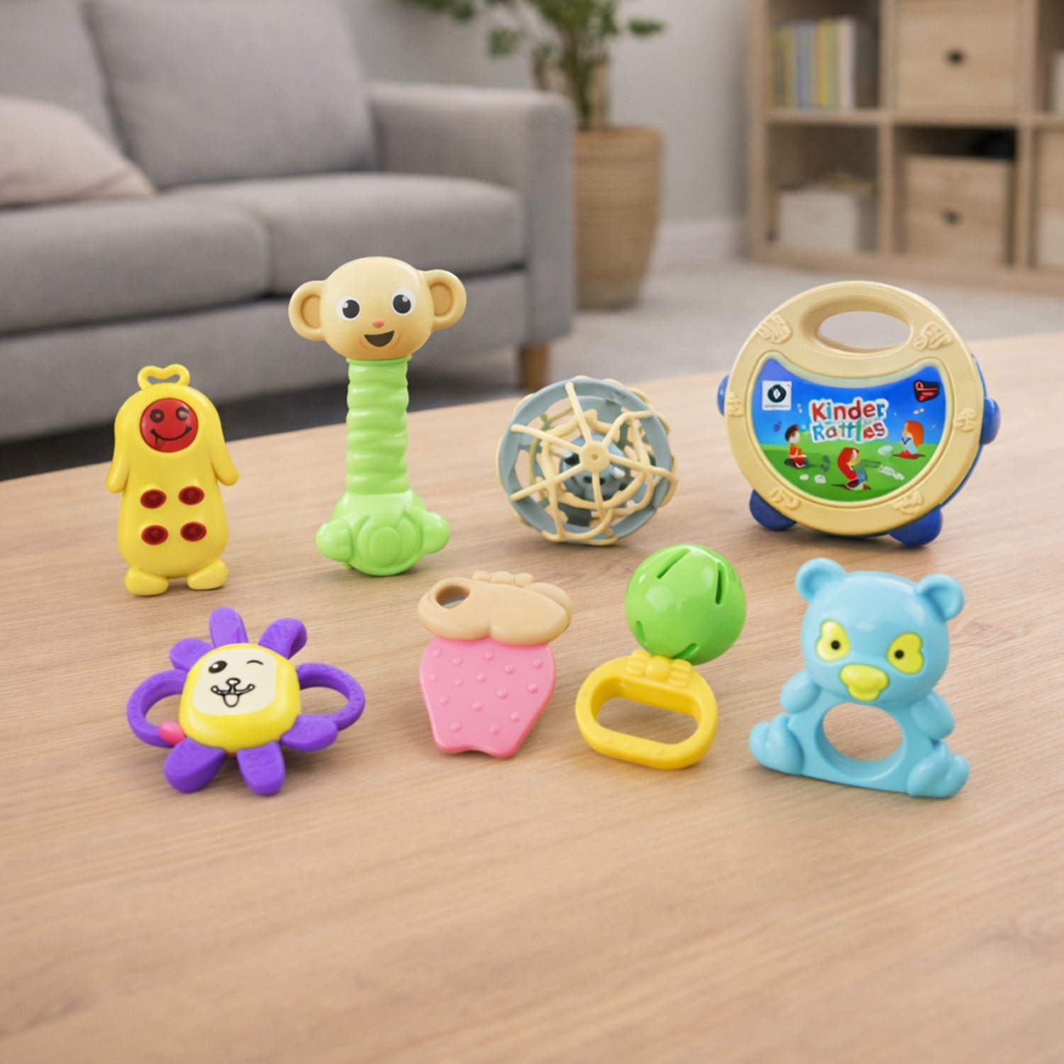 Baby Rattles Set – Safe Sensory Toys for Infants | Aditi