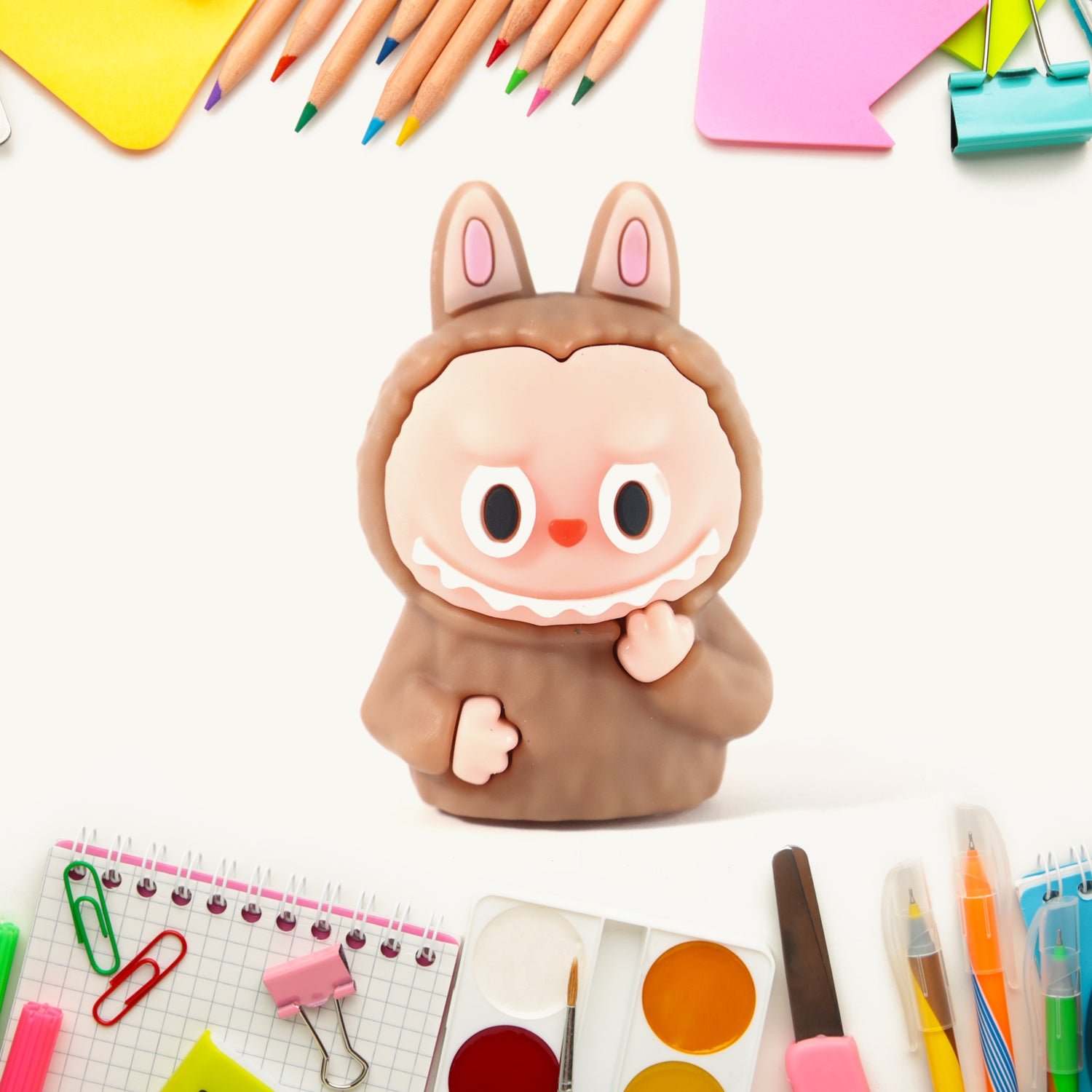 Cartoon Eraser with Pencil Sharpener – Durable 2-in-1 for Kids (Mix Design)