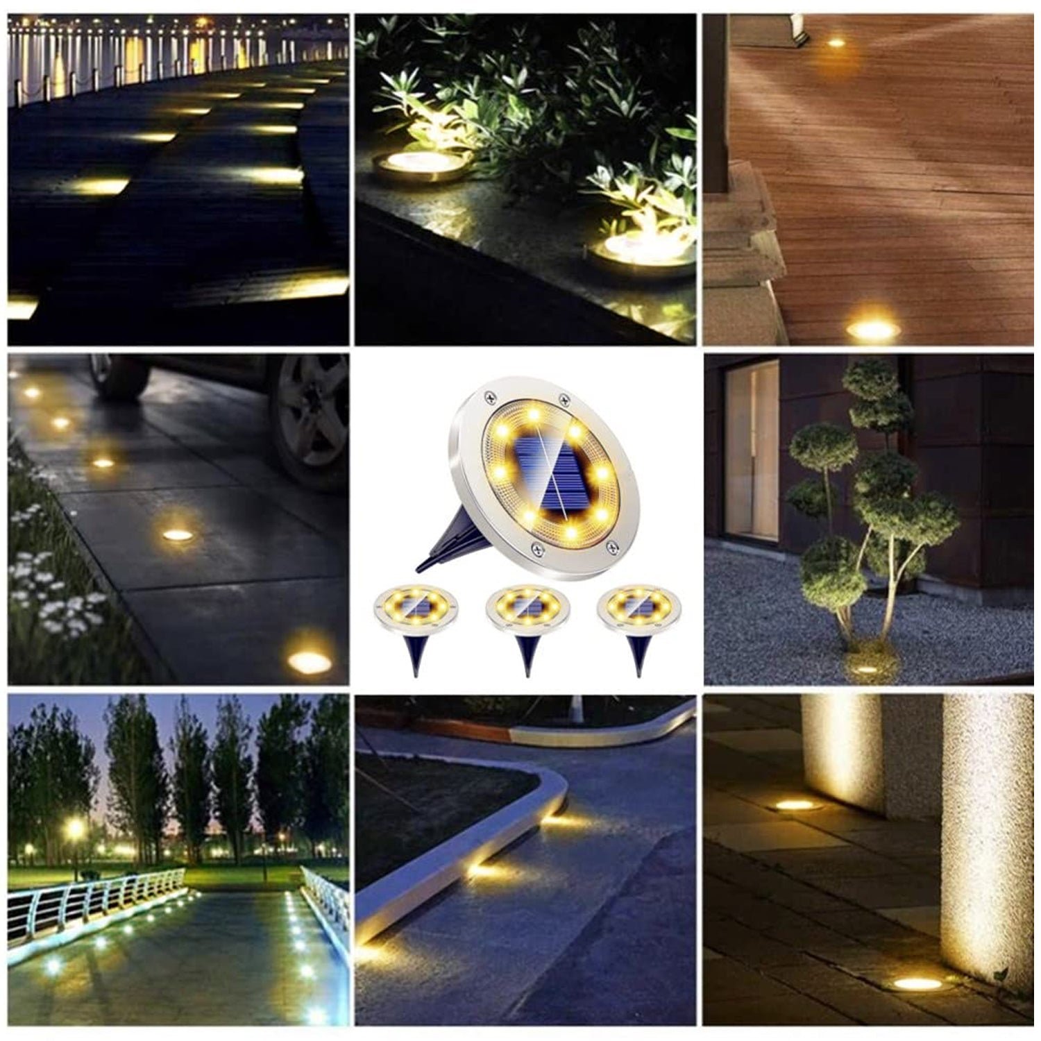 Solar Powered LED Garden Lights – Eco-Friendly Outdoor Pathway Lighting